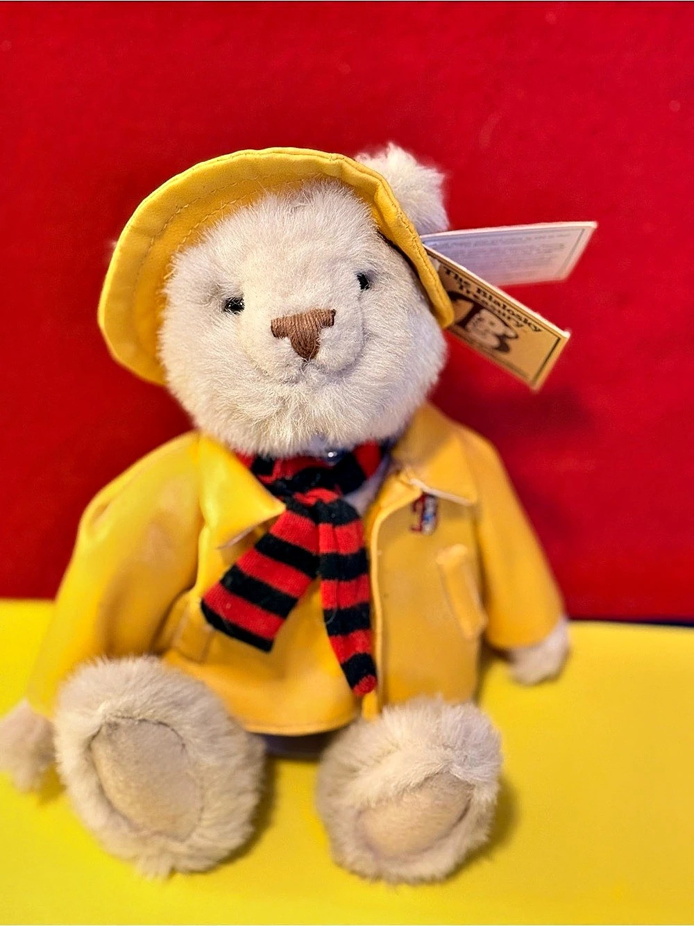 The Bialosky Treasury Rainy Day Charlie Yellow & White Bear NWT